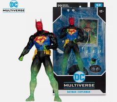 Mcfarlane Toys DC Multiverse Batman Superman Fusion (Batman/Superman World's Finest) Platinum Edition Action Figure