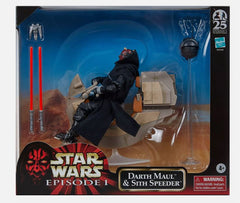 Star Wars Black Series Darth Maul & Sith Speeder Action Figure