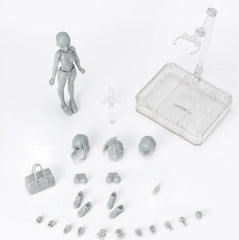 S.H. Figuarts Body-Chan - School Life - Edition DX SET (Gray Color Ver.) Action Figure