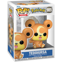 Funko Pop Pokemon Teddiursa 985 Vinyl Figure