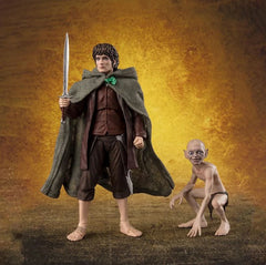 **Pre Order**S.H. Figuarts Frodo Baggins & Gollum (The Lord of The Rings: The Fellowship of The Ring) "The Lord of The Rings" Action Figure