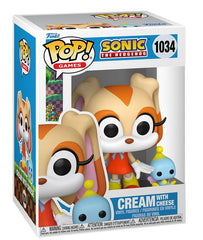 **Pre Order**Funko Pop Sonic the Hedgehog Cream with Cheese 1034 Vinyl Figure