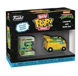 **Pre Order**Funko Bitty Pop Rides TMNT Leonardo and Turtle Van Vinyl Figure