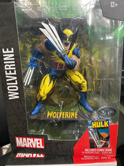 Mcfarlane Toys Marvel 1:6 Posed Wolverine PLATINUM EDITION Figure