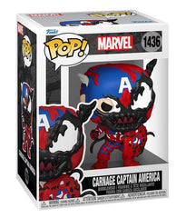 **Pre Order**Funko Pop Marvel Carnage Captain America 1436 Vinyl Figure