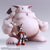 **Pre Order**Bring Arts Final Fantasy VII 7 Cait Sith & Fat Moogle Action Figure