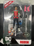 Mcfarlane Toys DC Direct Page Punchers Robin Damian Wayne Batman: Reborn Action PLATINUM EDITION Figure