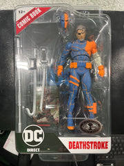 Mcfarlane Toys DC Direct Page Punchers Deathstroke Rebirth PLATINUM EDITION Action Figure