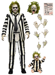 **Pre Order**NECA BEETLEJUICE BEETLEJUICE  ULTIMATE STRIPED SUIT - BEETLEJUICE Action Figure