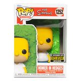 Funko Pop The Simpsons Homer in Hedges 1252 Exclusive Vinyl Figure