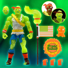 Super 7 Toxic Crusader Radioactive Red Rage Ultimates Action Figure