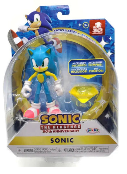 Jakks Pacific Sonic The Hedgehog Neon Sonic with Chaos Emerald Action ...