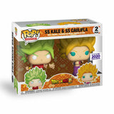 Funko Pop Dragon Ball Super Super Saiyan Kale & SS Caulifla 2 Pack 2020 Exclusive Vinyl Figure